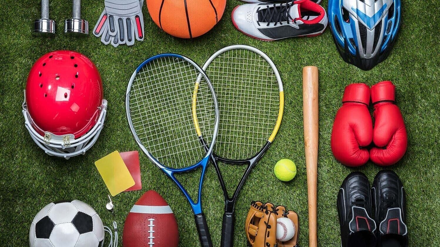 Sportwetten im Internet Diverses Sportequipment auf Gras